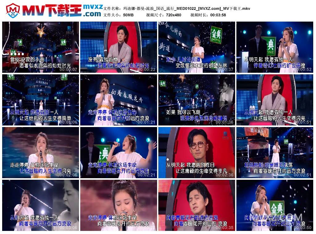 玛迪娜·都曼-流浪_国语_流行_MED01022